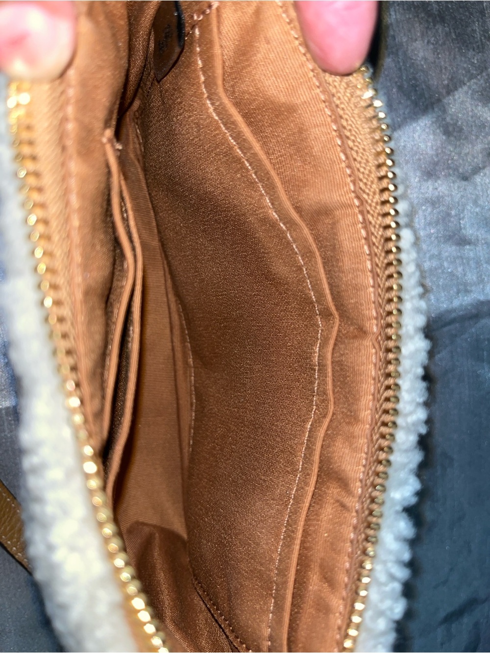 Coach Shearling Purse - Picture 7 of 9